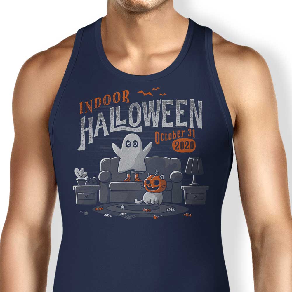 Cozy Indoor Halloween Men's and Women's Tank Tops