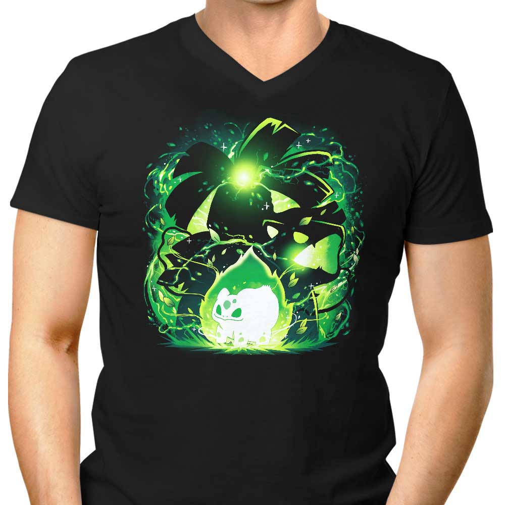 Frenzy Plant Men's Stylish V-Neck Top