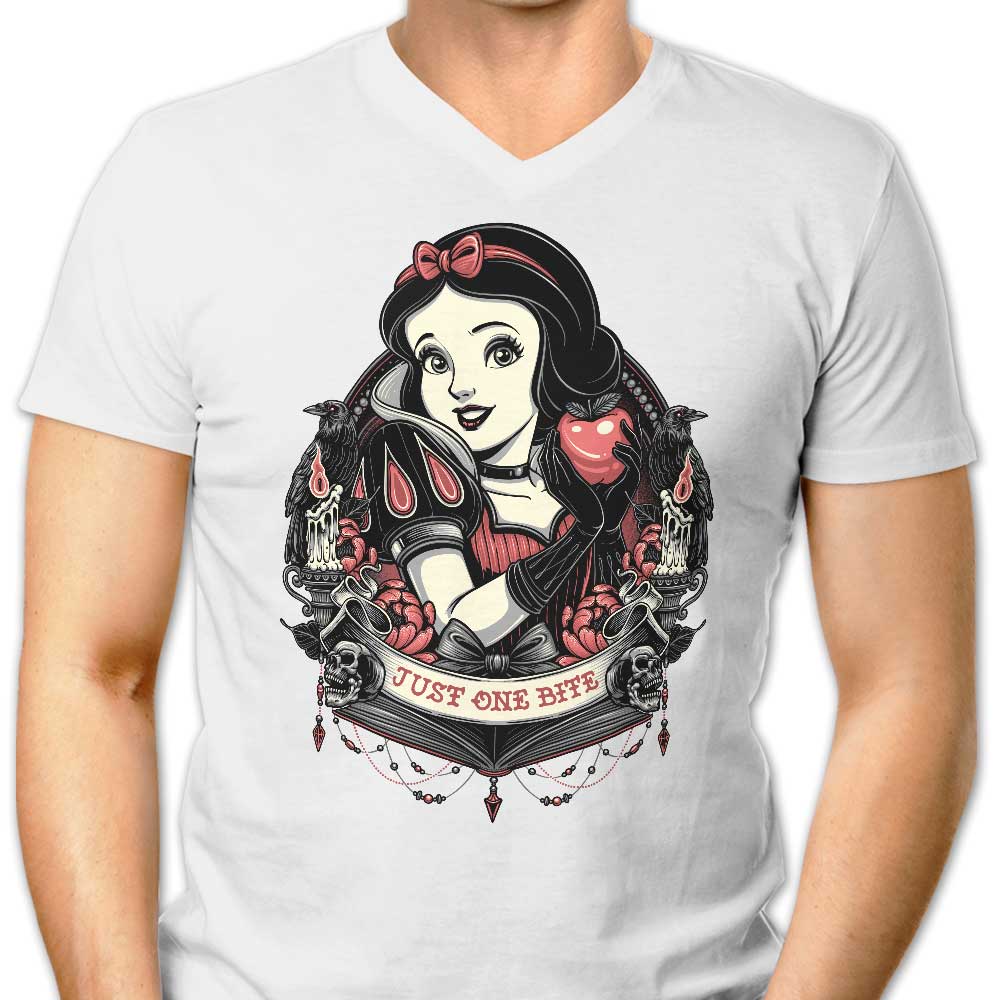 A Single Tempting Bite - Men's Stylish V-Neck