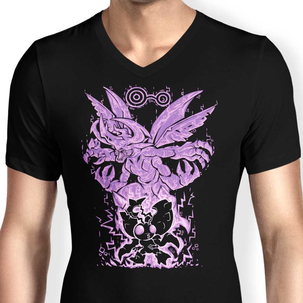 Men's Digital Knowledge Within V-Neck T-Shirt