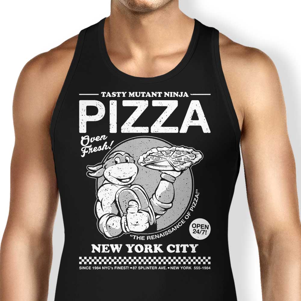Delicious Mutant Ninja Pizza Themed Men's and Women's Unisex Tank Top