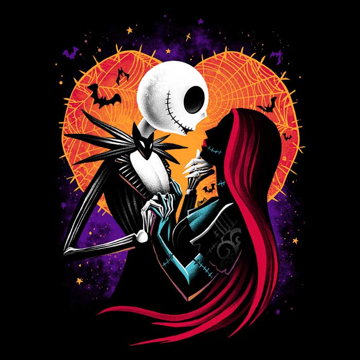 Men's V-Neck T-Shirt - 'True Love Never Dies' Design