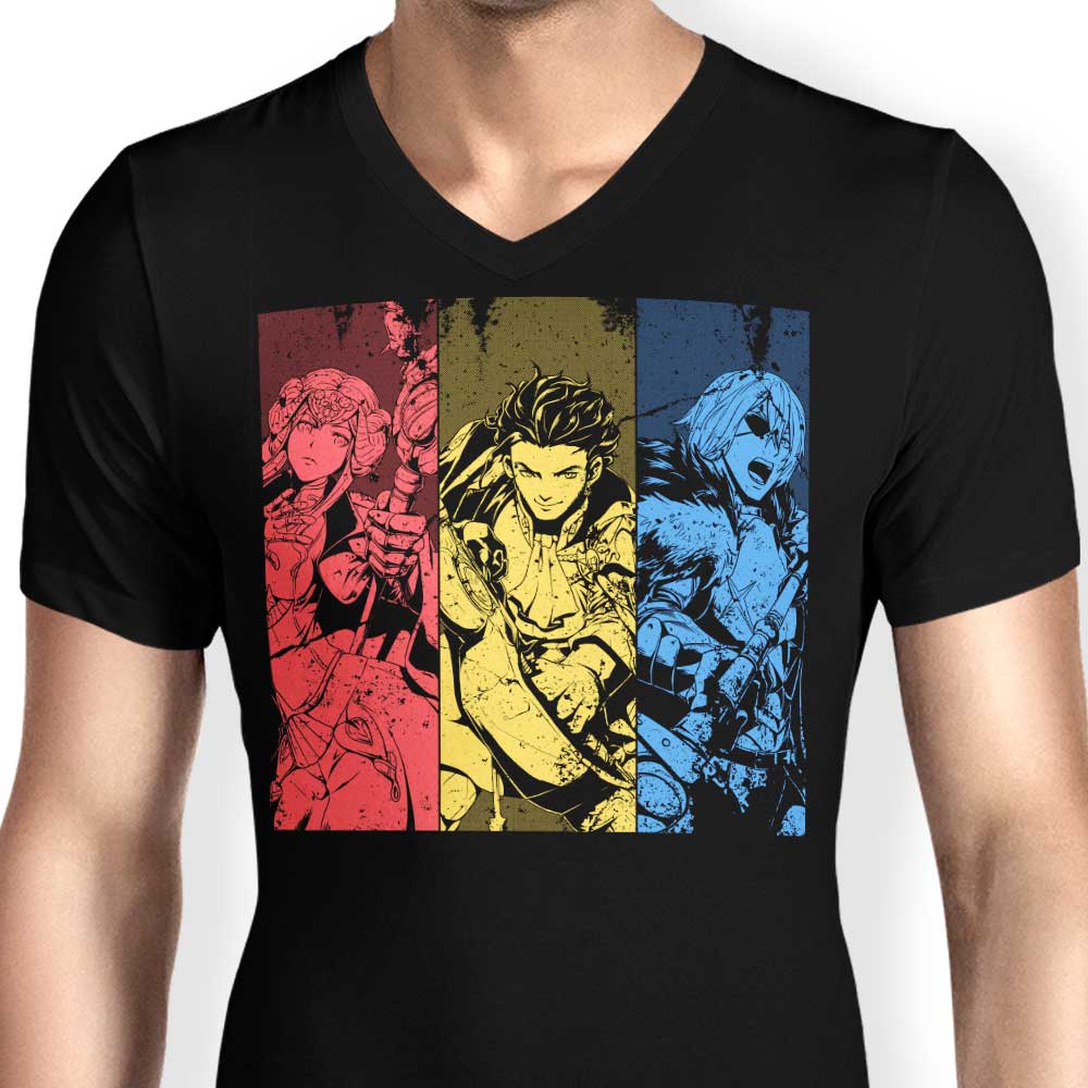 Men's Fashionable V-Neck T-Shirts by Future Generals