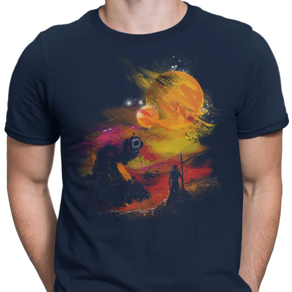 Men's Apparel - Sunset-themed T-Shirts Inspired by Arrakis