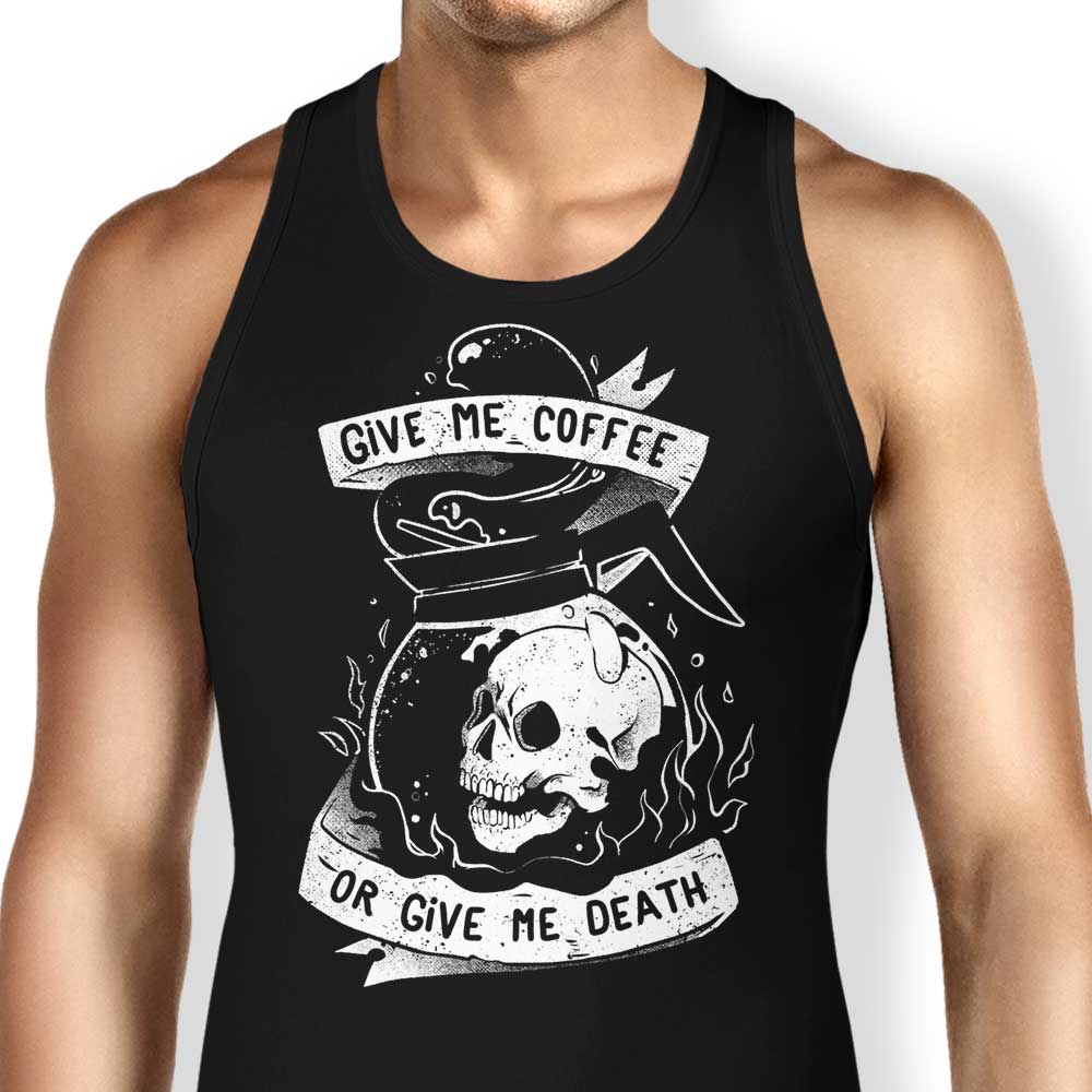 Edu.ely's 'Coffee or Death' Stylish Tank Top