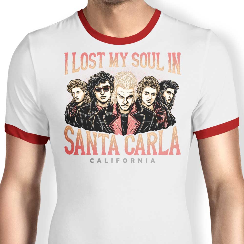 Momma Gorilla's 'Lost My Soul' Men's Ringer T - Shirt in S to 4XL
