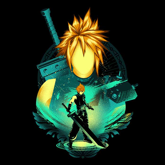 Hypertwenty's Stylish Midgar Mercenary Ringer T - Shirt