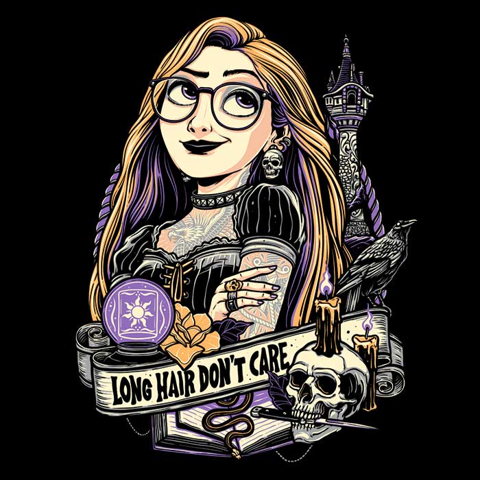 Momma Gorilla's 'Long Hair, Don't Care' Comfortable Unisex and Women's Tank Tops