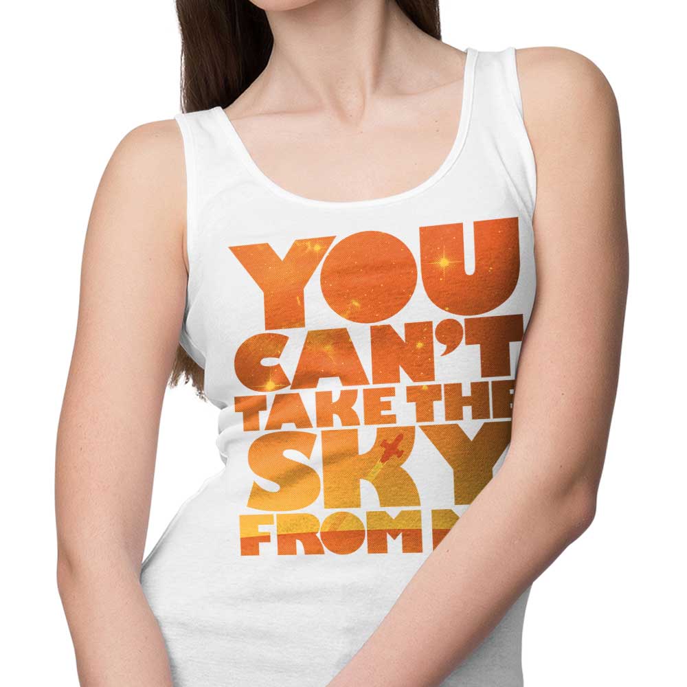 Geekchic 'You Can't Take the Sky' Stylish Tank Top for Men and Women