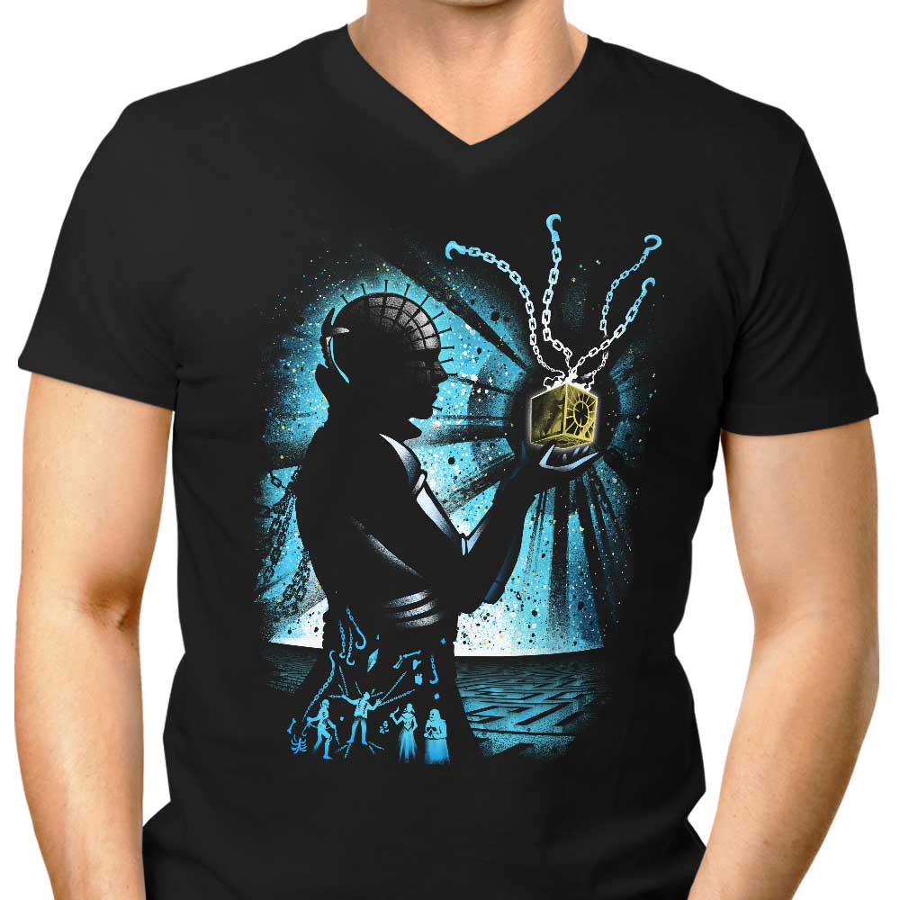 Men's Stylish V-Neck T-Shirt - The Dark Prince of Pain