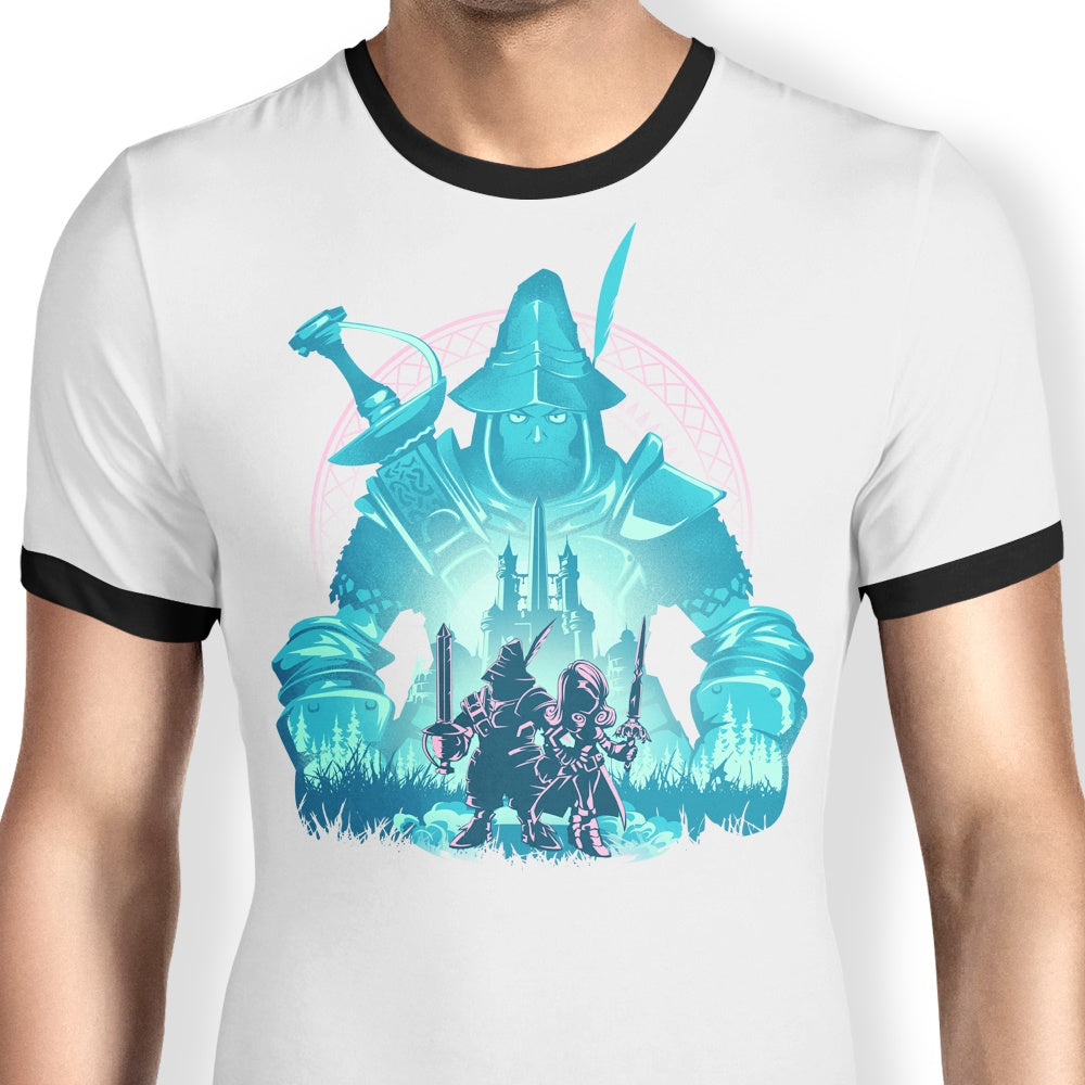 Captain of the Knights Classic Ringer Style T-Shirt for Casual Wear