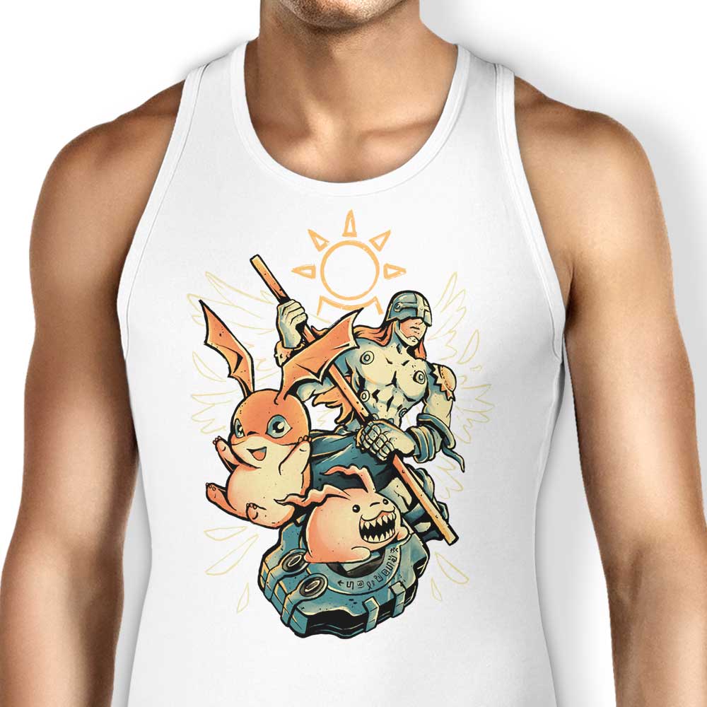 Edu.ely's Digital Hamster Evolution-themed Tank Top for Fashionable Wear