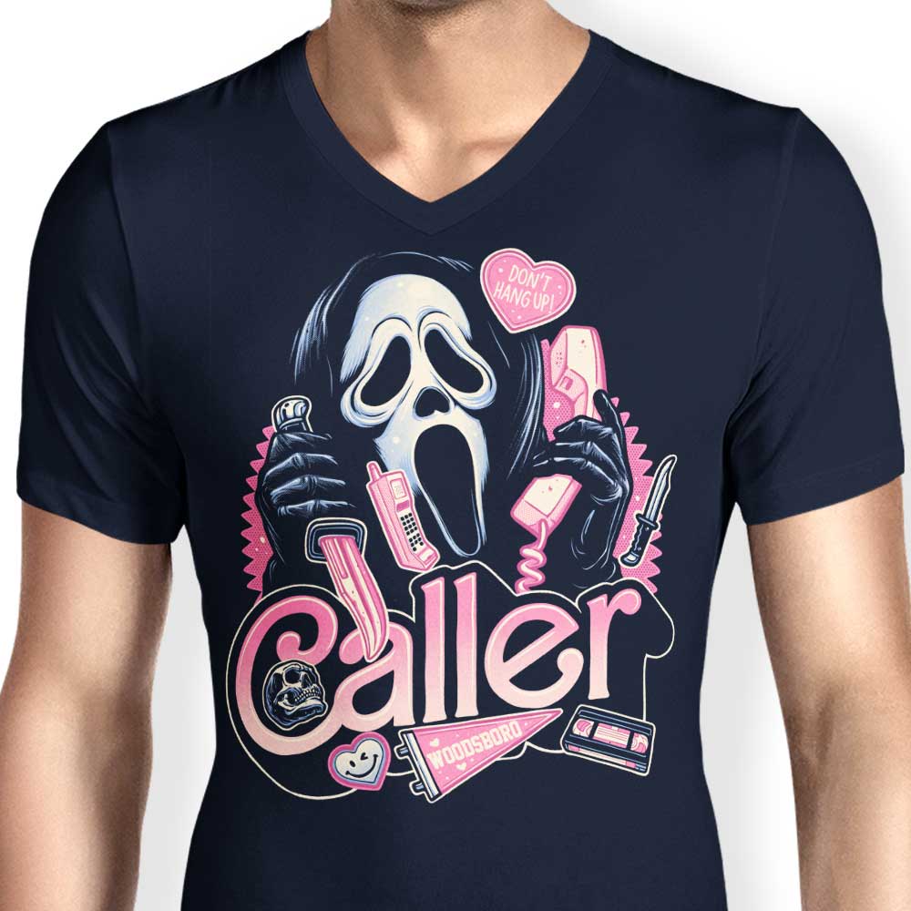 Stylish Men's V-Neck Caller Love