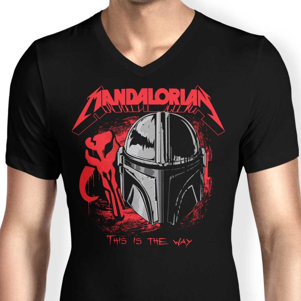 Dracula Byte Men's V-Neck T-Shirt - Make Them Disappear