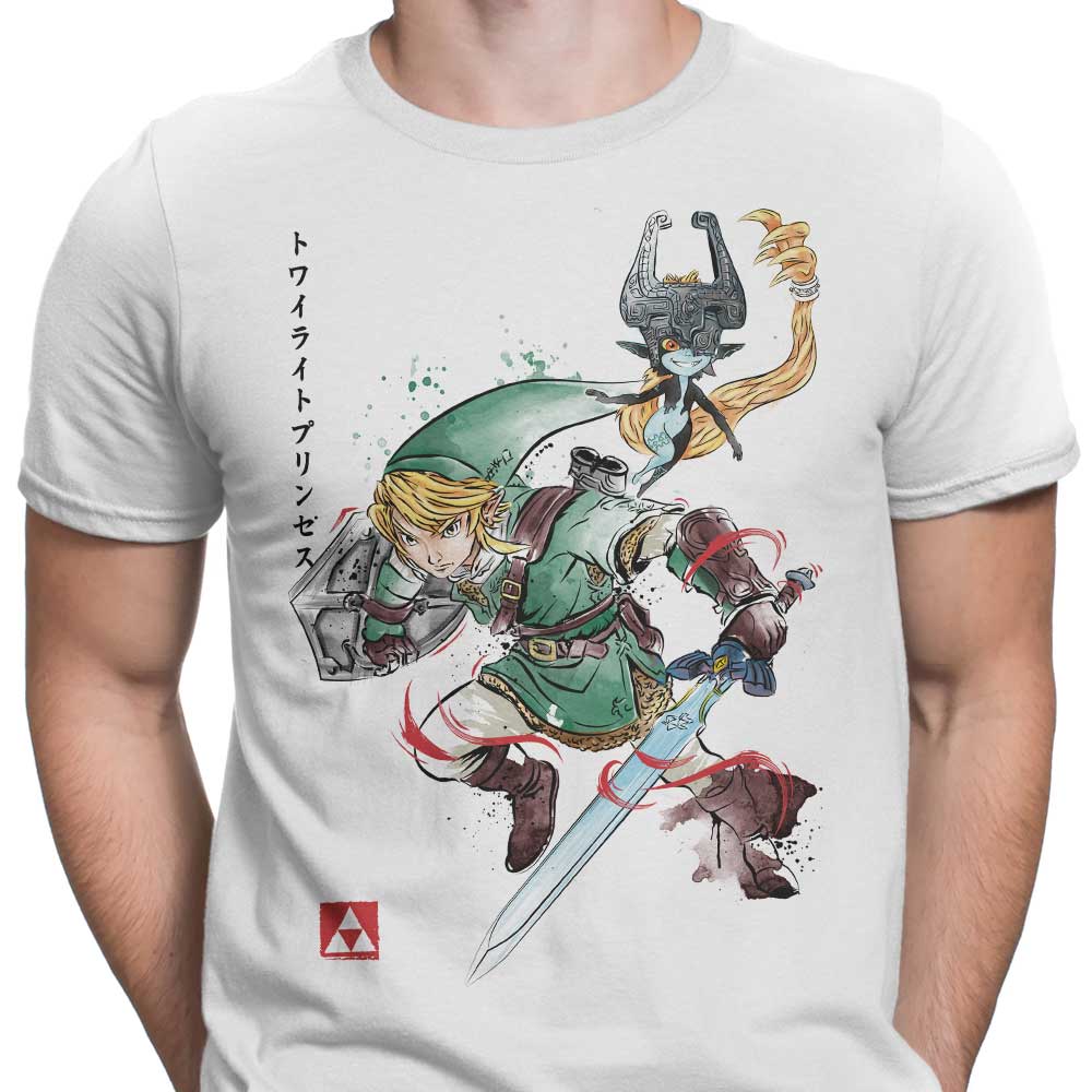 Men's Twilight Watercolor Apparel - Stylish Cotton T-Shirts