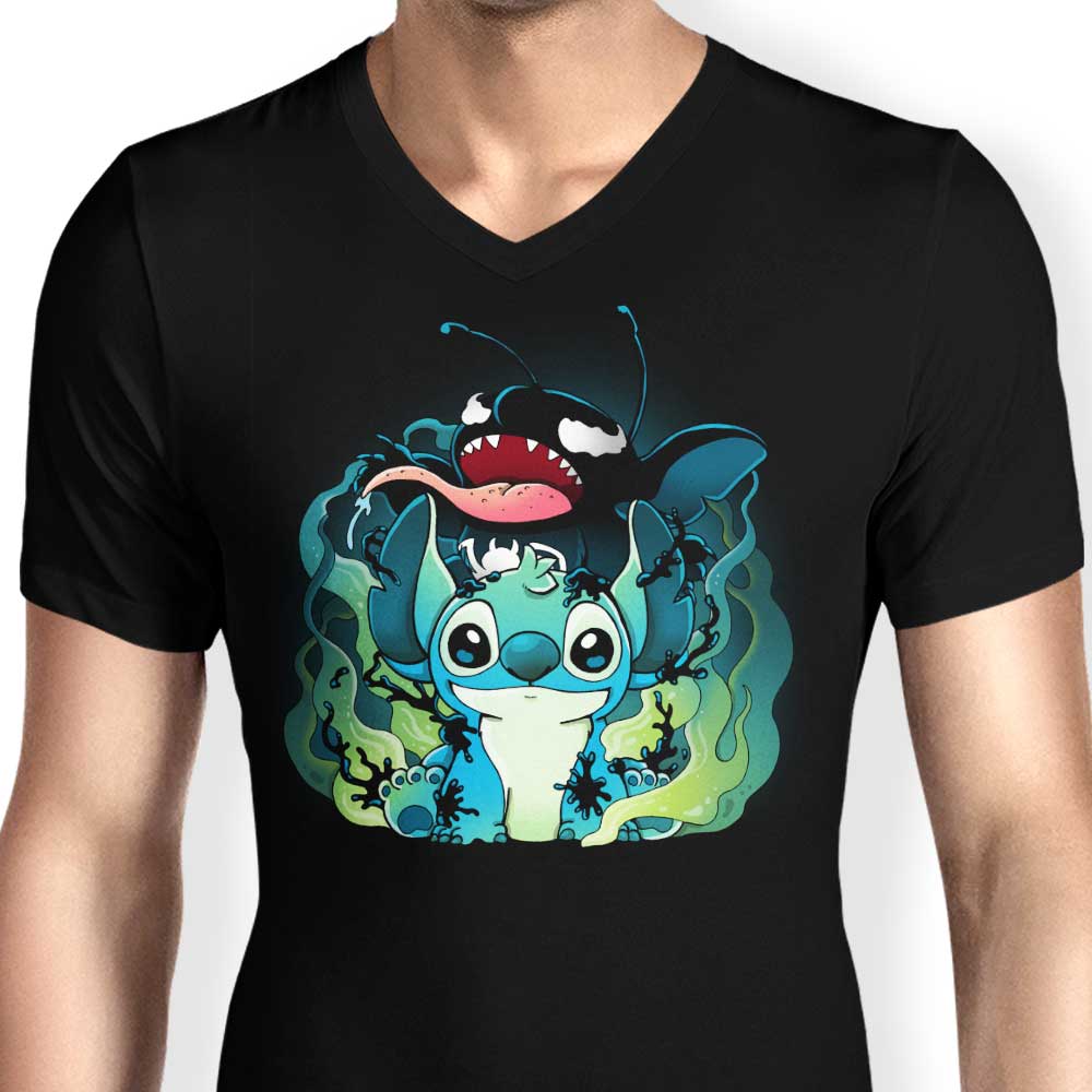 Men's Experimental Symbiote V-Neck T-Shirt
