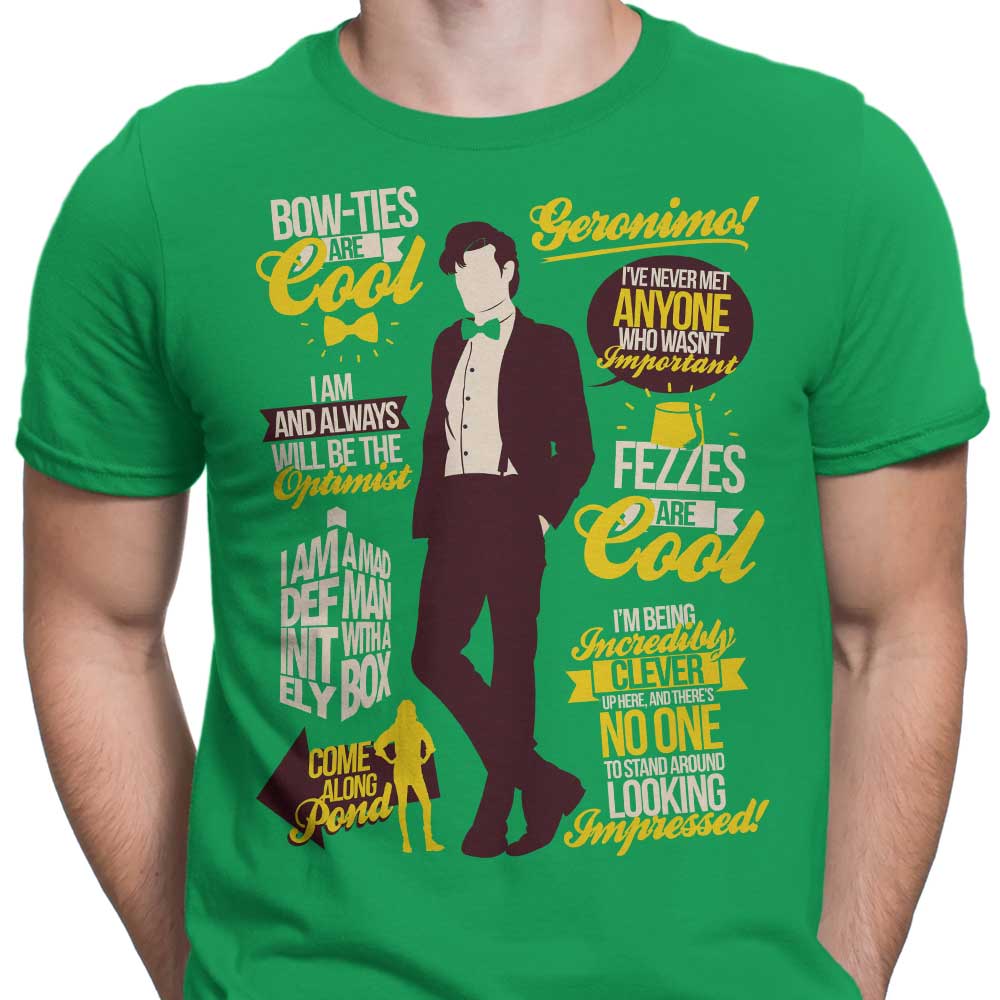 Quotes from the Eleventh Doctor - Stylish Men's Apparel Collection