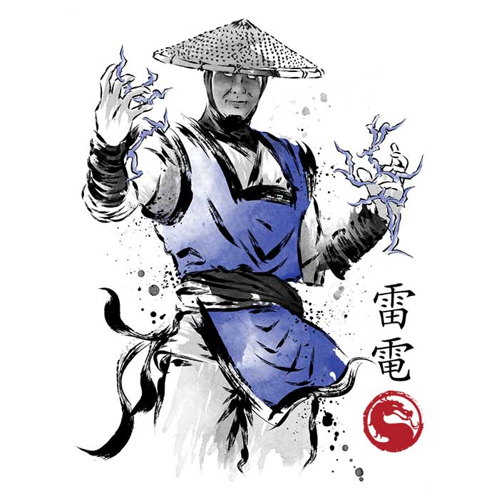 Dr. Monekers' Thunder God Sumi-e Men's and Women's Unisex Fashion Tank Tops