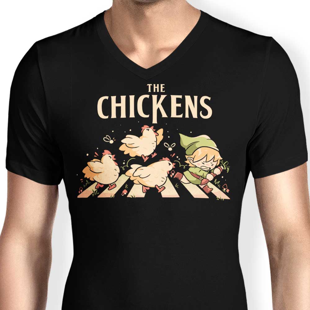 Stylish Men's V-Neck by The Chickens