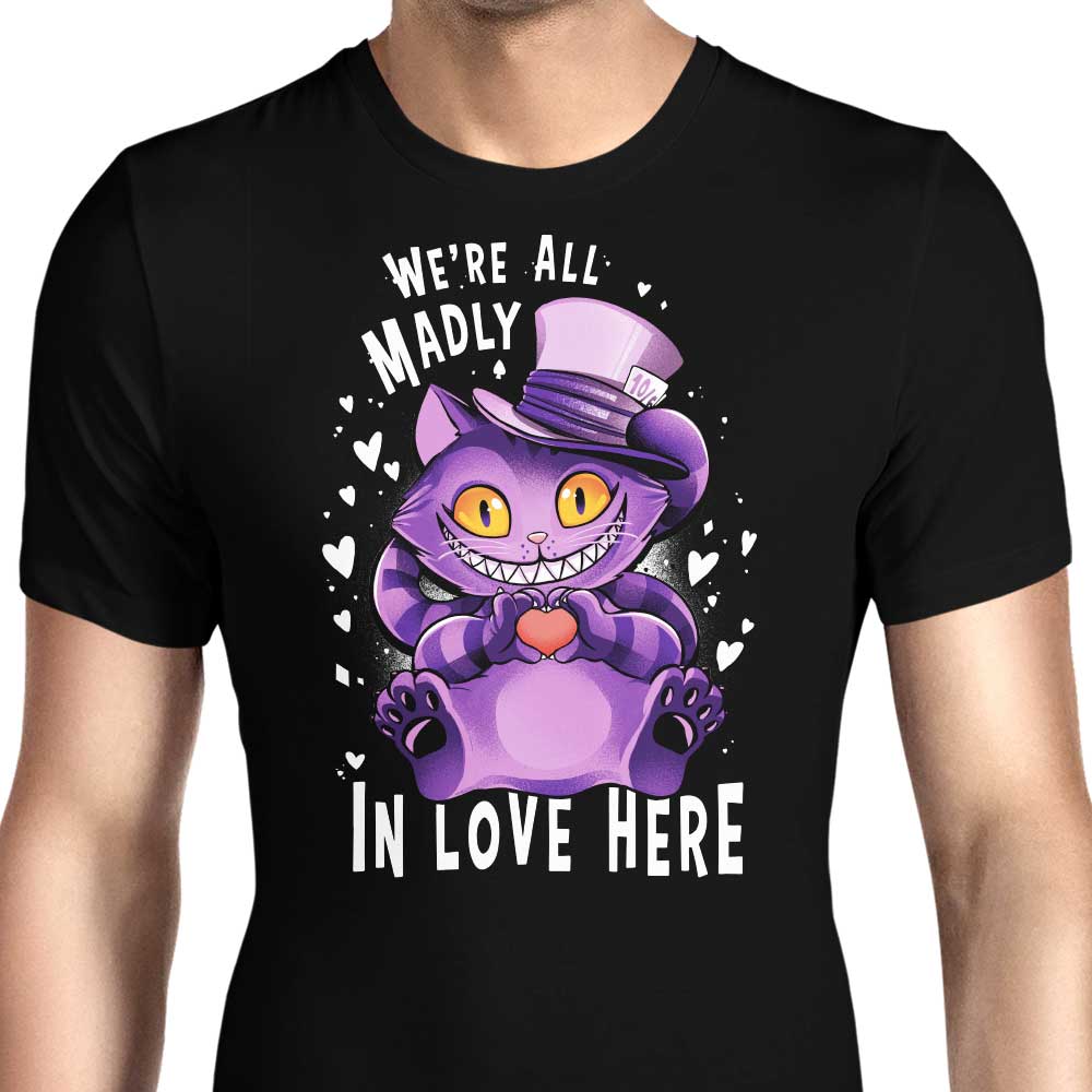 Alemaglia's Men's Love-themed Apparel: T-Shirts in Various Sizes