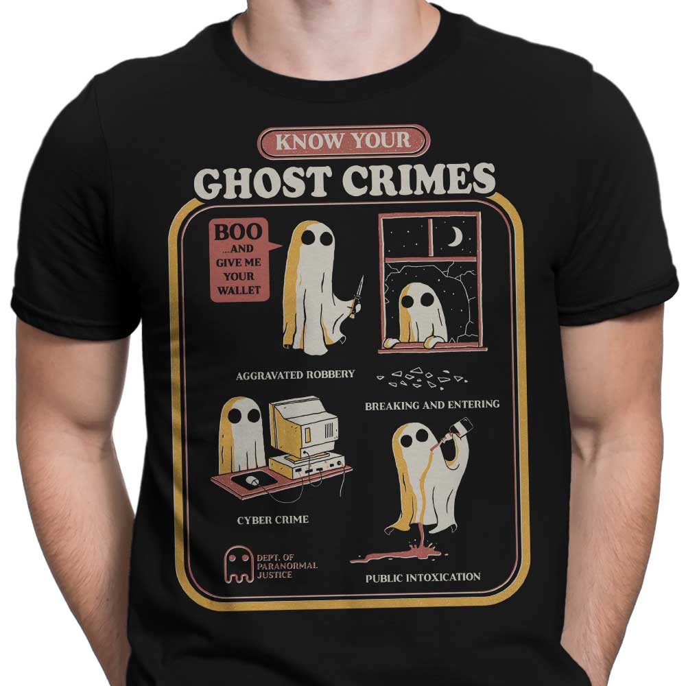 Ghost Crimes Stylish Men's Apparel - T-Shirts in Various Sizes
