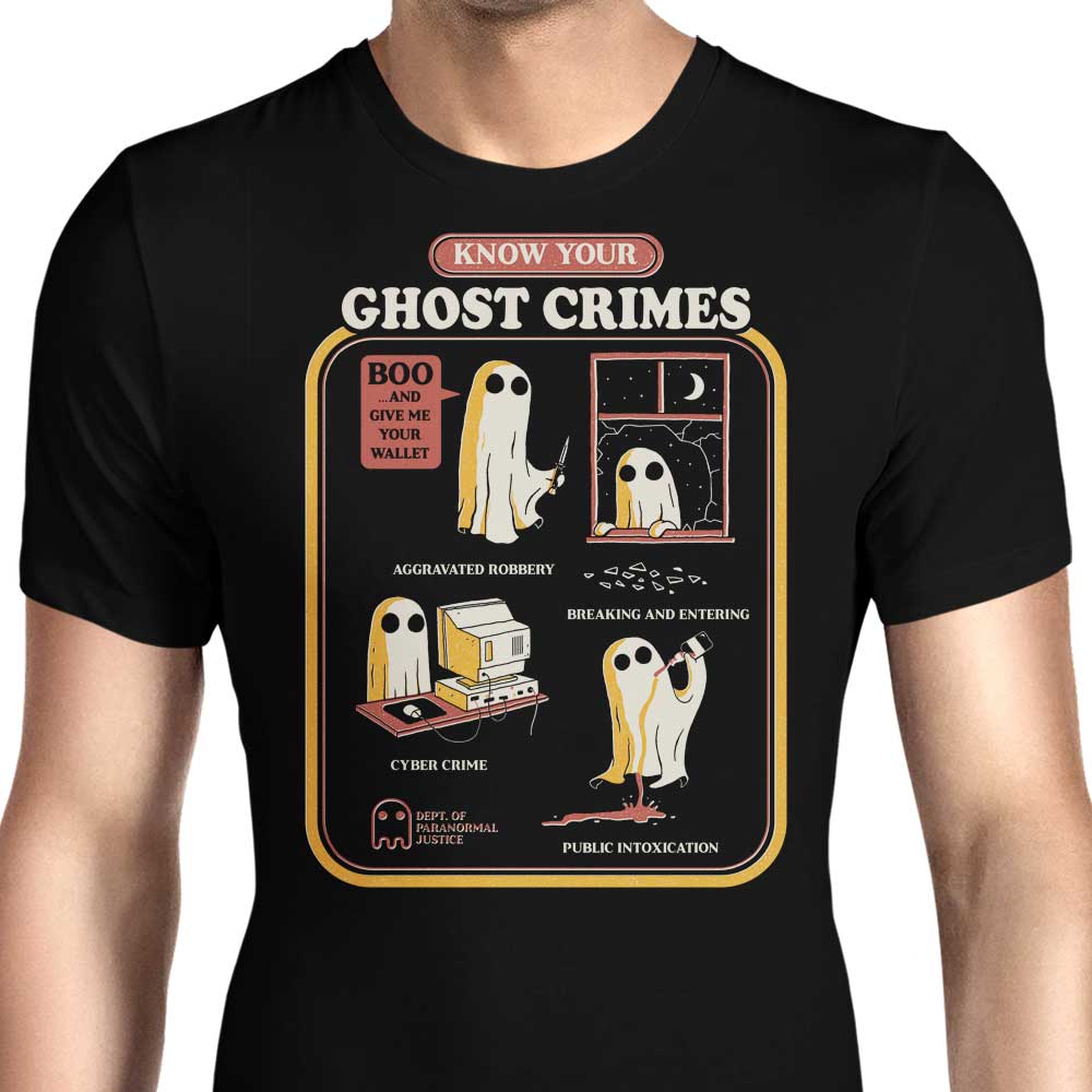 Ghost Crimes Stylish Men's Apparel - T-Shirts in Various Sizes