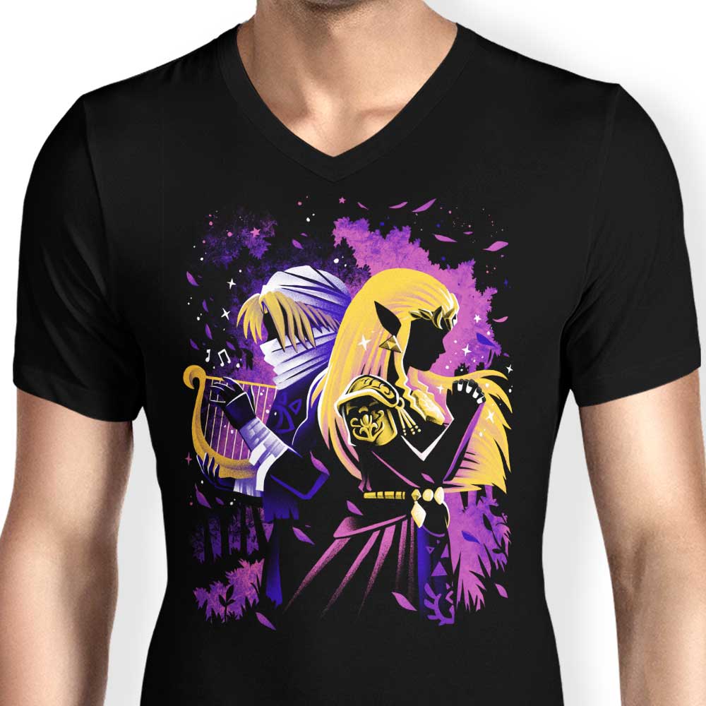 Men's V-Neck T-Shirt - The Hope for Her People