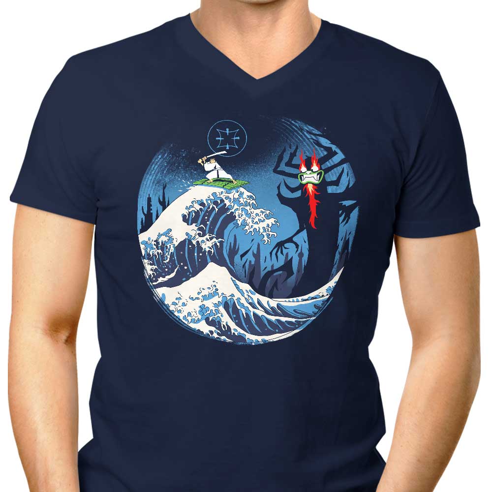 The Epic Battle - Men's Stylish V-Neck T-Shirt