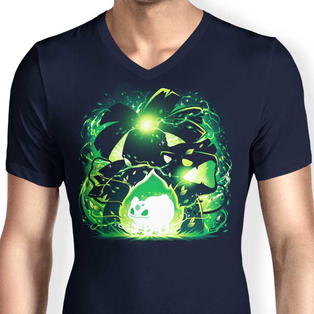 Frenzy Plant Men's Stylish V-Neck Top