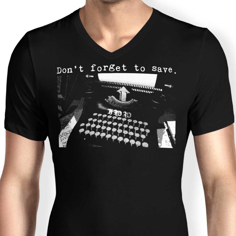 Must - Save Men's V - Neck T - Shirt