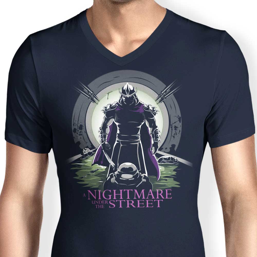 Men's Stylish V-Neck - Nightmare Under the Street