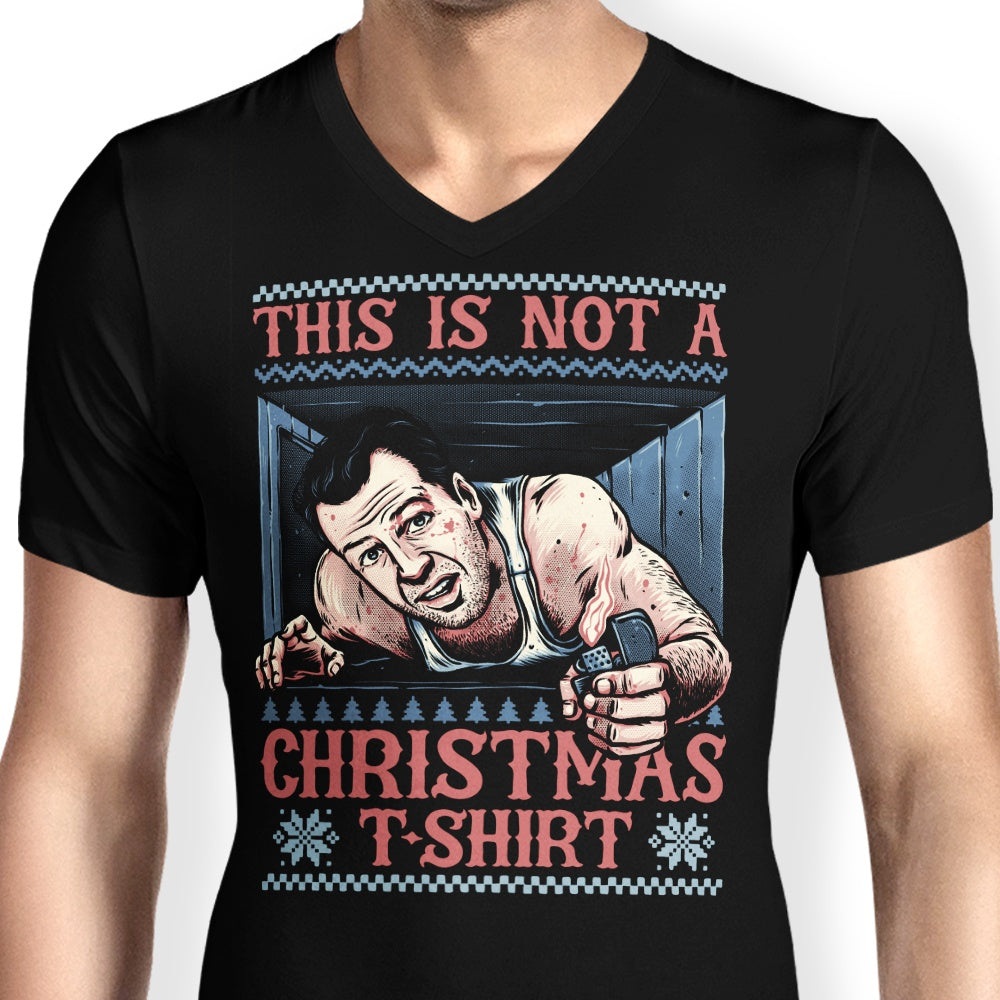 Men's V-Neck Non-Christmas Shirt