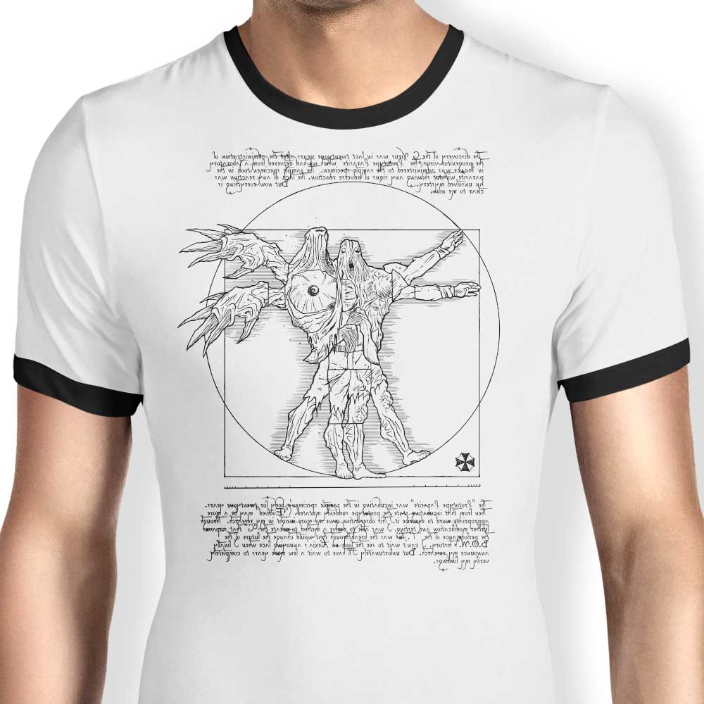 Demonigote's Stylish Vitruvian Birkin Men's Ringer T - Shirt