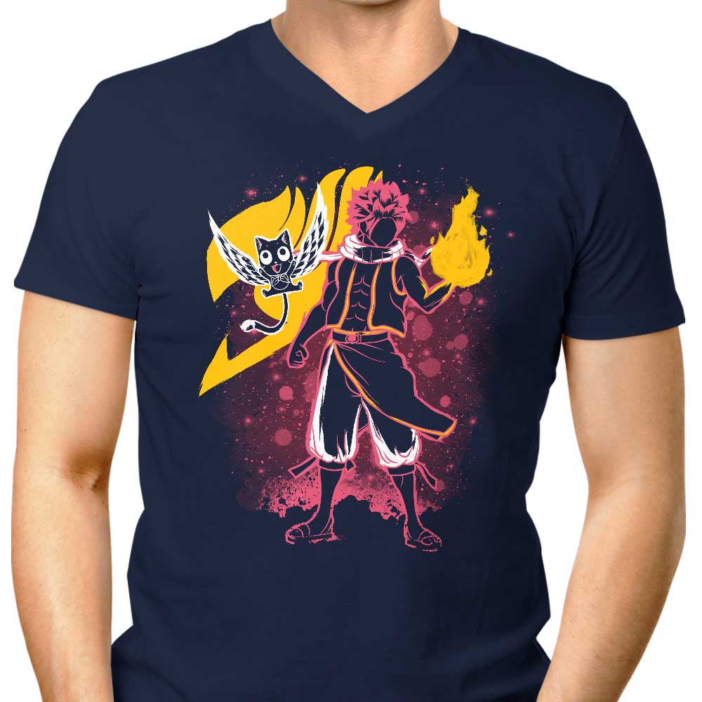 Soulkr's Stylish Men's Fire Magic V-Neck
