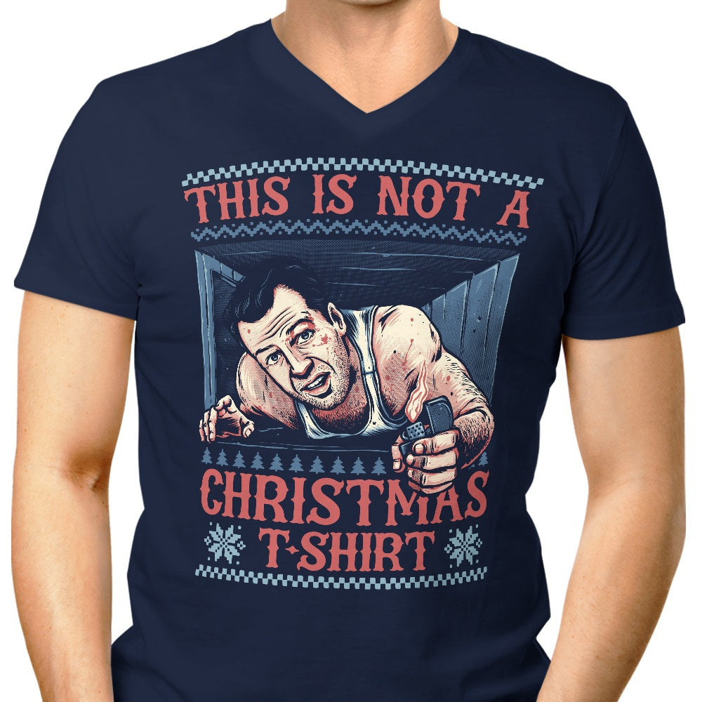 Men's V-Neck Non-Christmas Shirt
