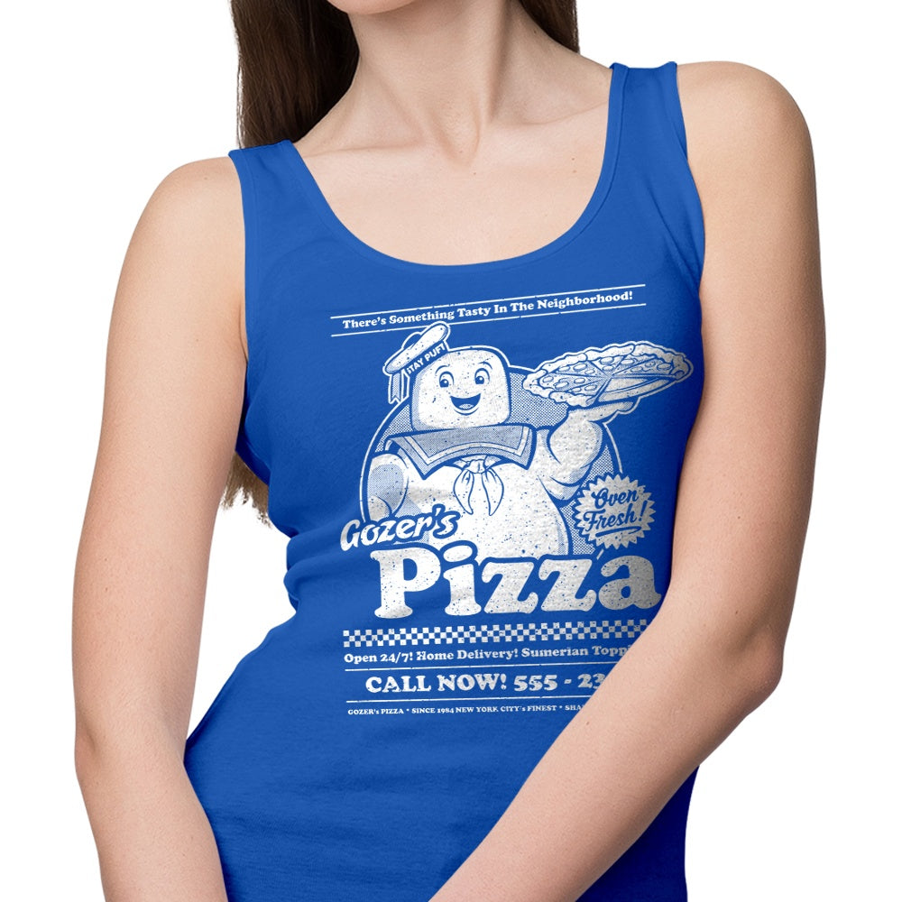 Gozer's Pizza Stylish Tank Top for Trendy Wear
