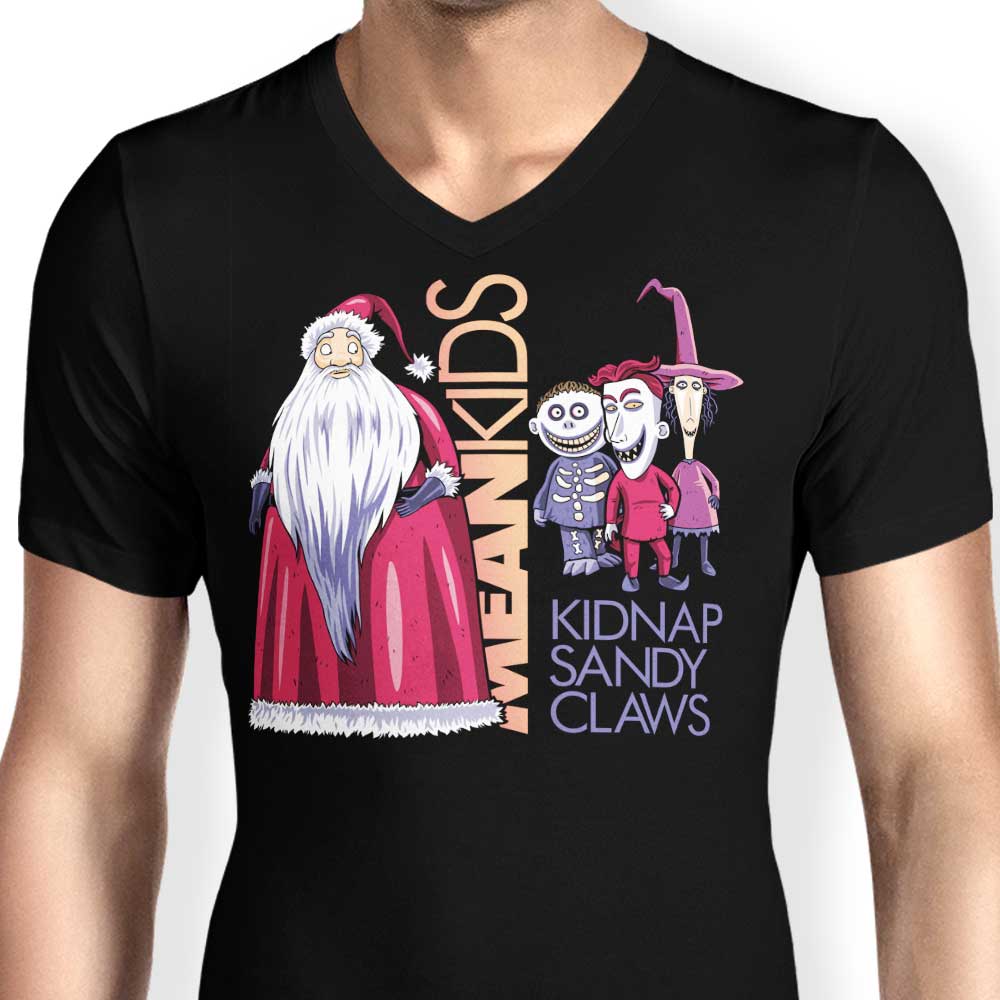 Prime Premne Design Men's Stylish V-Neck T-Shirt - Mean Kids Collection