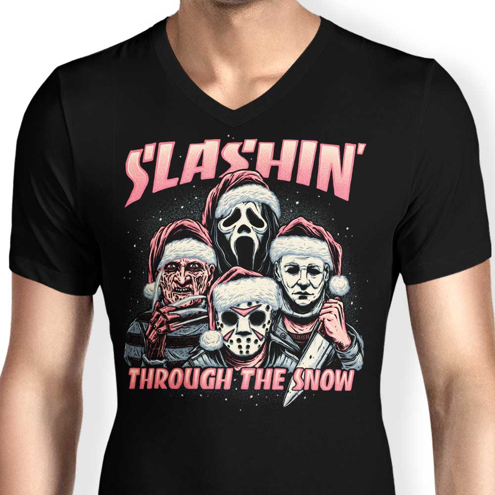 Men's V-Neck T-Shirt - Horror Rhapsody Collection
