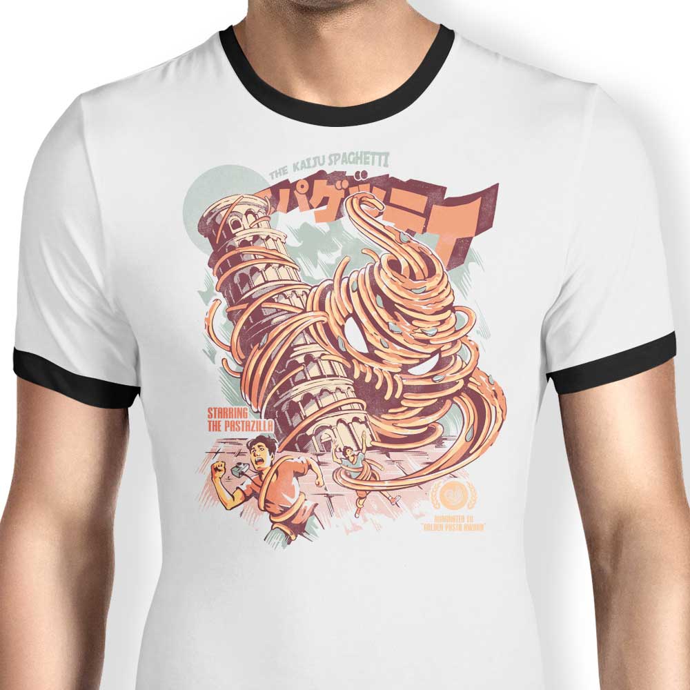 The Kaiju Spaghetti Men's Classic Ringer Style T-Shirt