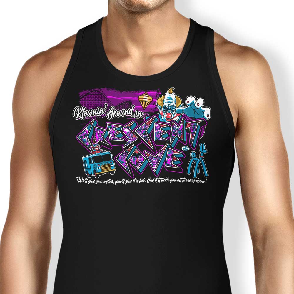 Fun - Themed 'Klownin' Around' Tank Top for Casual Wear
