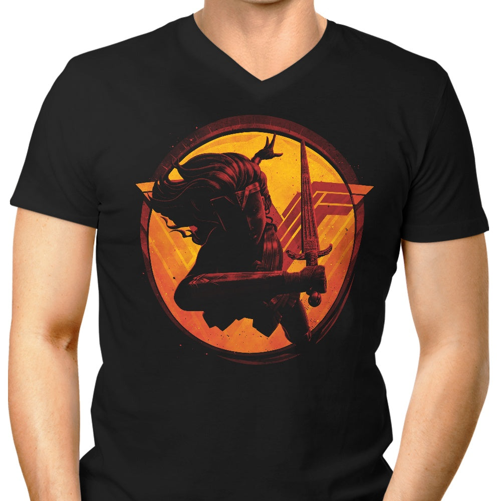 Teesgeex Men's Stylish V-Neck 'Journey to the Amazon'