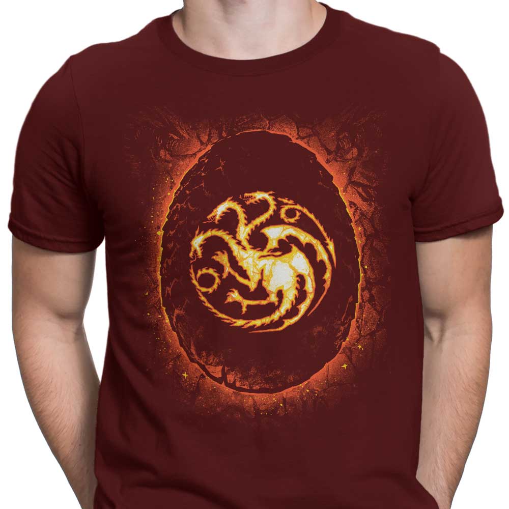 Dragon Egg Men's Fashionable T-Shirts in Various Sizes