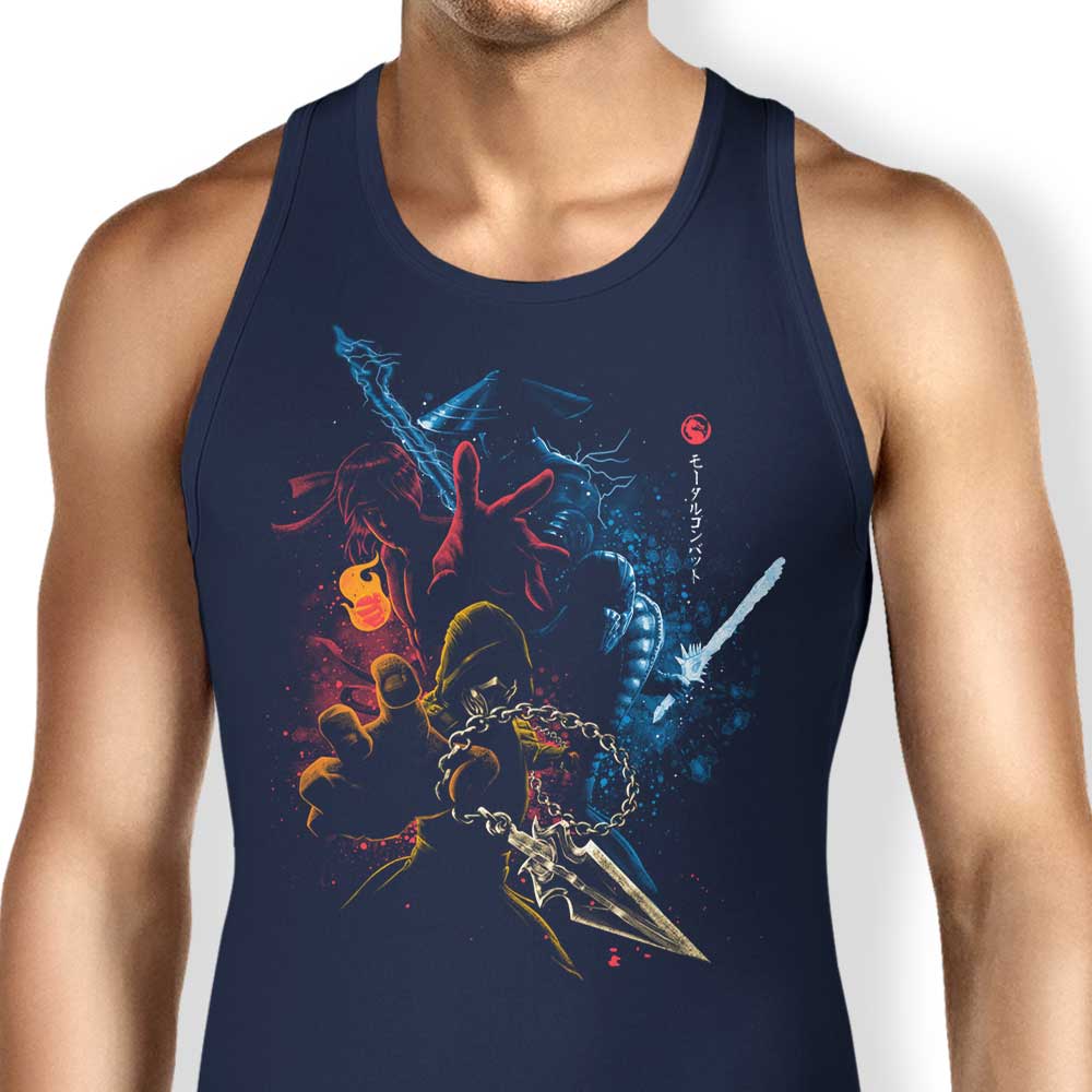 Epic Mortal Fighters Men's Tank Top