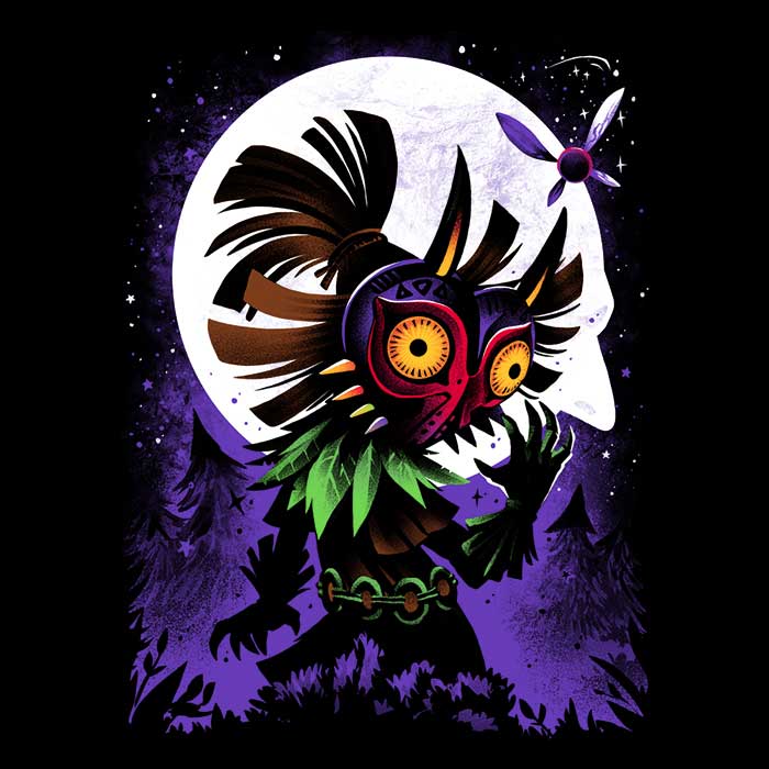 Men's V-Neck T-Shirt: The Mysterious Masked Sorcerer Design