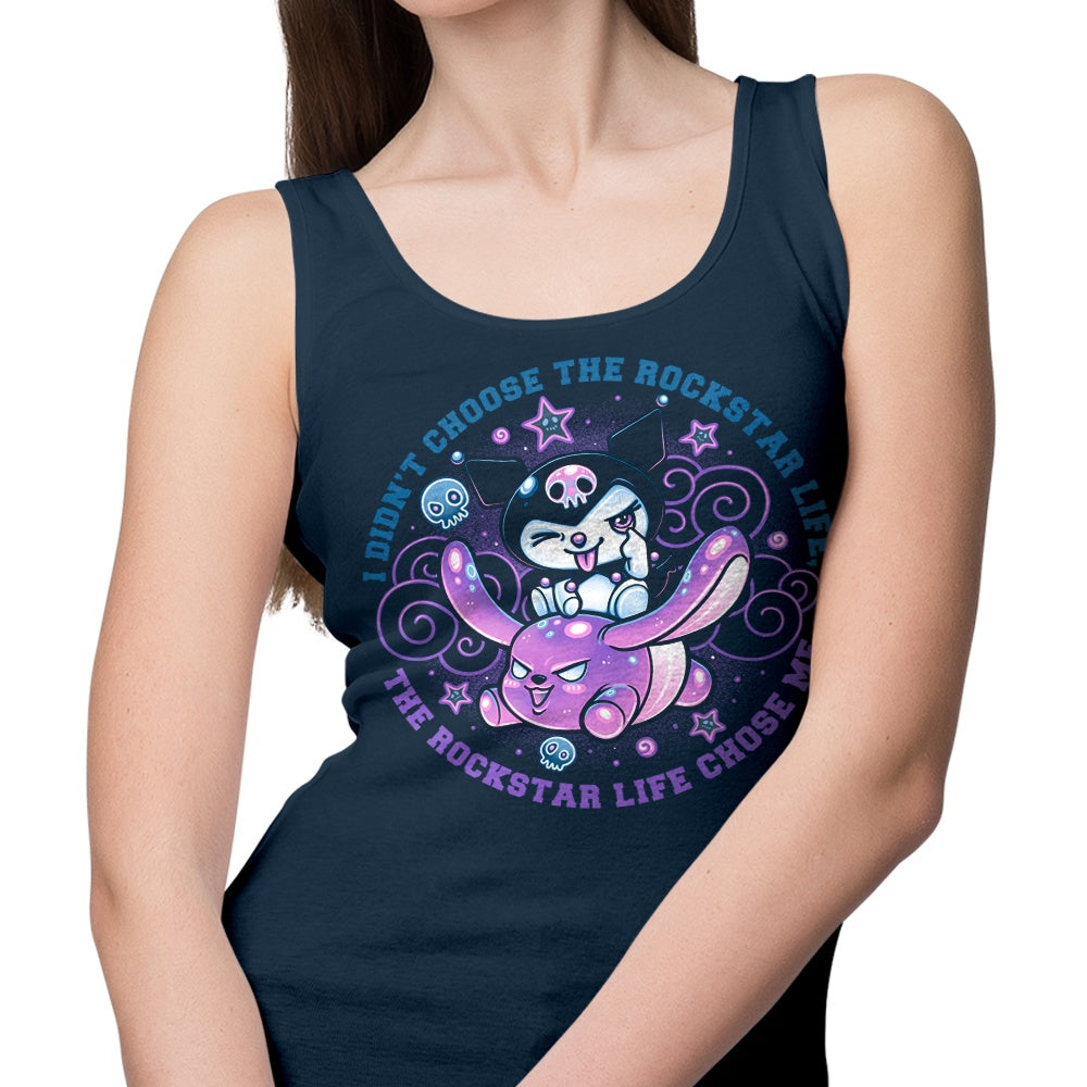 Adorable Rockstar-themed Women's Tank Top