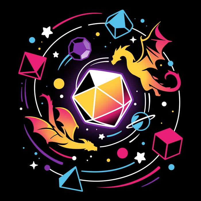 Solar System - Dragon Dice Inspired Men's Clothing Apparel