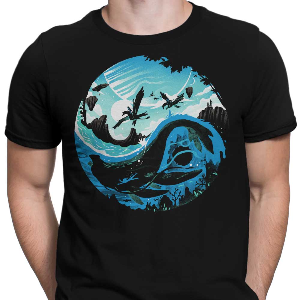 Water Yin - Yang Men's Clothing Collection: T - Shirts and Premium T - Shirts