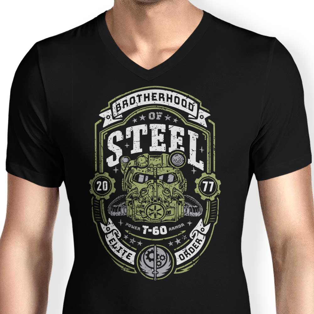 Men's V-Neck Knight of Steel T60 - A Stylish Men's Top
