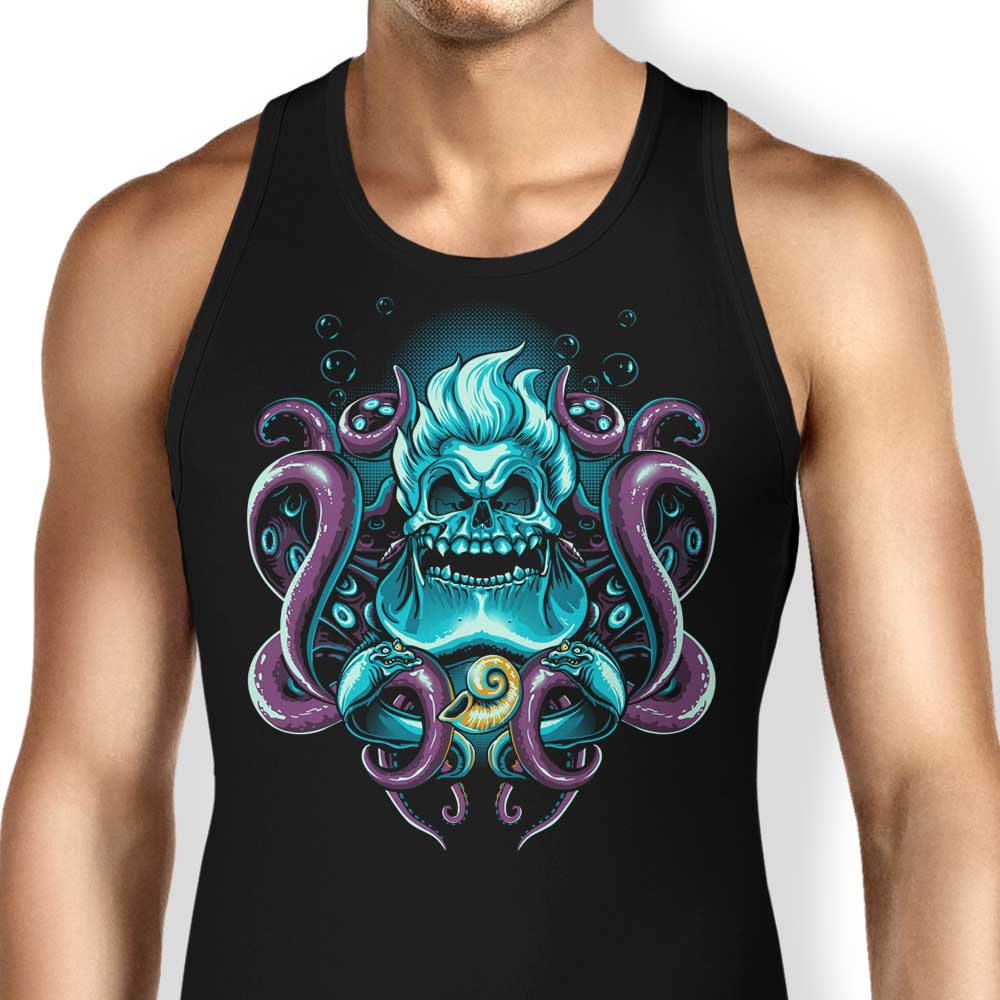 Sea Witch Skull-themed Unisex and Women's Tank Tops