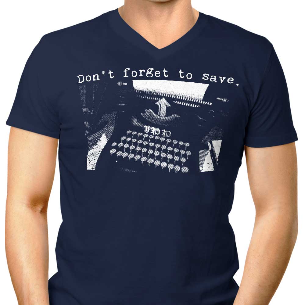 Must - Save Men's V - Neck T - Shirt